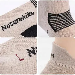 Шкарпетки Naturehike NH21FS014 L 2 пари (бежеві - мініатюра 2