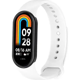 Ремінець для фітнес-браслету Xiaomi Mi Band 8 Soft Touch White [84632] - мініатюра 4