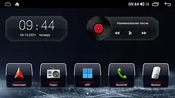 Автомагнітола XPRO штатна Mitsubishi Pajero 2016-2018 9 +CAN Android 10.1 4/32 (MER-14121_5649) - мініатюра 6