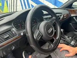Чохол на кермо Poputchik Road 38 чорно-сірий - мініатюра 4