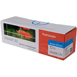 Картридж Makkon для HP CF351A (130A) cyan (MN-HP-SF351A) - мініатюра 3
