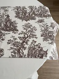 Ранер доріжка Ecotton DUCK 45x170 см для обіднього столу водовідштовхувальна Italiano бежевий (30497 Beige) (25004) - мініатюра 3