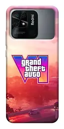TPU чехол Demsky GTA VI Vice City для Xiaomi Redmi 10C