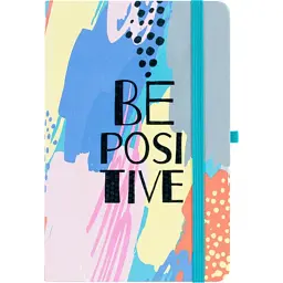Книга записна Optima Be Positive А5, 128 аркушів, лінія (O20812-37)