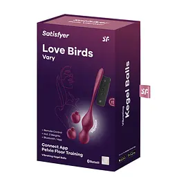 Вагінальні кульки із вібрацією Satisfyer Love Birds Vary Connect App Satisfyer SX1216 99894 - мініатюра 5