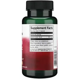 Альфа-ліпоєва кислота Swanson Alpha Lipoic Acid 100 мг 120 капсул (100-76-7937499-20) - мініатюра 2