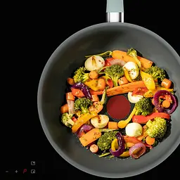 Tefal Сковорода ВОК Halo EUCALYPTUS, 26см, алюміній, бакеліт, сірий - мініатюра 4