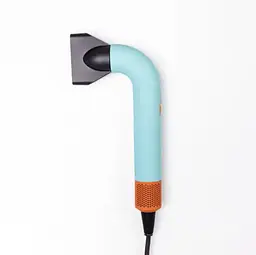 Фен-стайлер для волосся Super Hairdryer 1600 Вт 4 насадки, блакитний - мініатюра 5