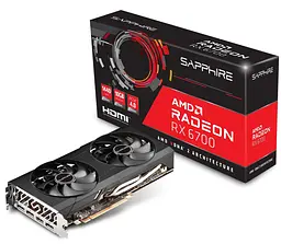 Відеокарта Sapphire AMD Radeon RX 6700 10GB (11321-03) (11321-99-90G) (GDDR6, 160 bit, PCI-E v4.0 x16) FR - мініатюра 6