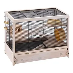 Деревяна клітка Ferplast Hamsterville для хом`яків та мишей