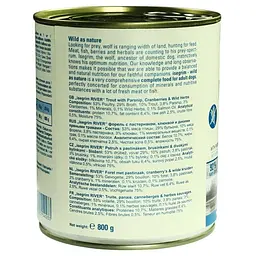 Вологий корм для дорослих собак Isegrim Adult Trout Форель з пастернаком, журавлиною і травами 800 г - мініатюра 2