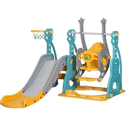 Дитячий ігровий комплекс Mealux Ariel Yellow / Blue / Grey (KD-B252 Yellow / Blue / Grey)