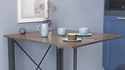 Стіл-книга трансформер Оріон 1 Ferrum-decor 750x810x730 Чорний метал ДСП Дуб Сонома Трюфель 16 мм (FRD-104601) - мініатюра 4