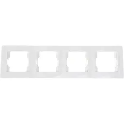 Рамка Brille для розетки ZB-4F wh