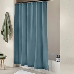 Шторка для душу та ванної Cosas з кільцями 180х200 azure, бірюзовий (ShowerCurtains_20Azure_DUK_180x200_Hook) - мініатюра 3