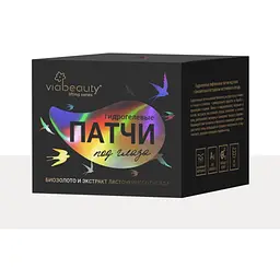 Гідрогелеві ліфтингові патчі під очі Via Beauty VBE-10 з біозолотом та екстрактом ластівчиного гнізда 60 шт. (6971663406437A)