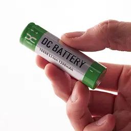 Акумулятор DC 18650 1200 mAh - мініатюра 3
