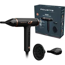 Фен Rowenta T-Shape Maestria Nano 1700 Вт чорний (HY8310F0) - мініатюра 2
