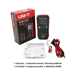 Цифровий мультиметр UNI-T UNI-T UT60S. Вимірювання V, A, , F, Hz, °C. Функції True RMS (UT60S) - мініатюра 6