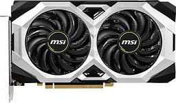 Відеокарта MSI RTX 2060 8Gb Super Ventus GP OC (GeForce RTX 2060 SUPER VENTUS GP OC) (GDDR6, 256 bit, PCI-E v3.0) Б/в