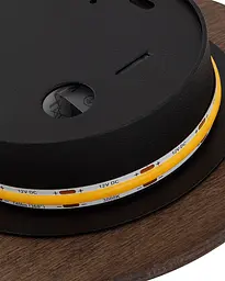 Бра, настінний світильник Nowodvorski 11288 Ring Timber S LED 1x7W 3000K 60Lm IP20 коричневий - мініатюра 6