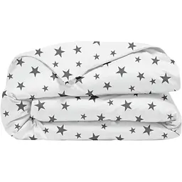 Підковдра двоспальна Cosas Big Star 180х220 см (StarBigGrey_White_180q)