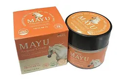 Ампульний крем для обличчя Ekel Horse Ampule cream з кінським жиром