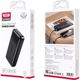 Зовнішній акумулятор XO PB302 20000mAh 10W Black [163283] - мініатюра 4