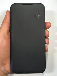 Оригинальный чехол-книжка для Samsung Galaxy S22 Plus Smart LED View Cover Black EF-NS906PBEGWW SM-906 - миниатюра 4