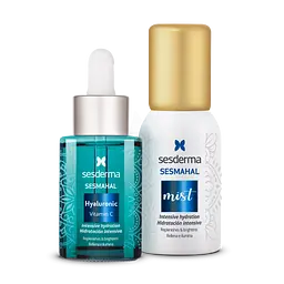 Набір для догляду за обличчям Sesderma Sesmahal Hyaluronic Vitamin C: гіалуронова сироватка 30 мл + ліпосомальний спрей 30 мл - мініатюра 2
