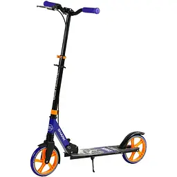 Самокат Best Scooter 77-99.5х53х15 см Чорно-фіолетовий 000283554