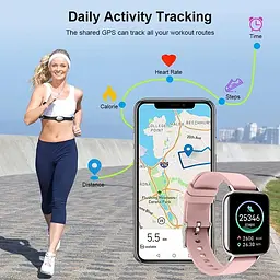 Смарт-годинник Weibo SmartWatch Fitness IP68 Водонепроникний ID208 Plus 2021 Fitness Tracker 1.69" - мініатюра 3