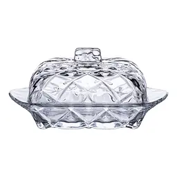 Маслянка скляна з кришкою 16,5х10,5х8 см Yiwu HP-YH-45