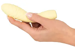 Міні-вібратор Cuties Mini Vibrator 14.2 см жовтий - мініатюра 4