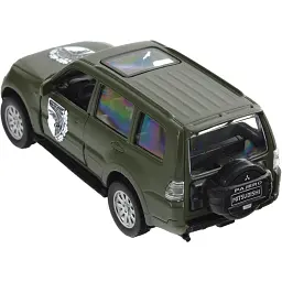 Машинка TechnoDrive серії Шеврони Героїв MITSUBISHI PAJERO 4WD TURBO "93 ОМБр" - мініатюра 3