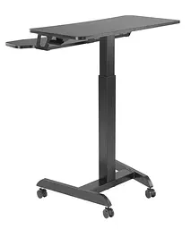 Мобільний робочий столик OfficePro Black (ODM460B) - мініатюра 2