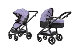 Коляска для ляльки 2в1 CARRELLO ULTRA 9696 PURPLE з сумкою