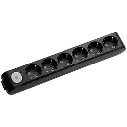 Колодка для подовжувача Panasonic X-tendia із заземленням 6 гнізд (WLTA04602BL-UA)
