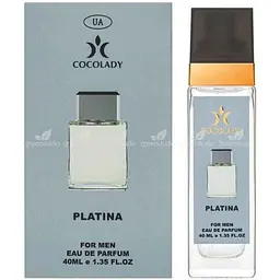 Парфумована вода для чоловіків COCOLADY 40мл "PLATINA" аромат CHANEL EGOISTE PLATINUM
