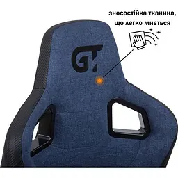 Геймерське крісло GT Racer X-8005 Dark Blue/Black [147951] - мініатюра 8