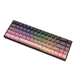 Механічна дротова клавіатура AJAZZ AK680 / Hot-Swap / Brown Switch / Pink - мініатюра 2