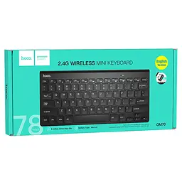 Клавіатура бездротова GM70 Dragon mini 2.4G (Ukrainian Version) Black Hoco teh0029796 - мініатюра 5