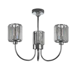 Люстра стельова Brille E14 40W CH (BL-971C/3)