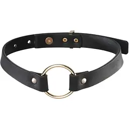 Чокер з екошкіри Bijoux Indiscrets Maze - Single Choker Black