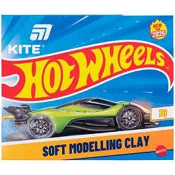 Пластилін восковий Kite Hot Wheels 10 кольорів 200 г (HW25-084) - мініатюра 4