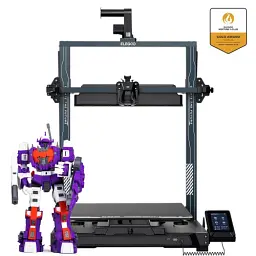 Принтер 3D Elegoo Neptune 4 Plus, Black, FDM, робоча область - 320x320x385 мм, відкритий корпус, для PLA/TPU/PETG/ABS/ASA/Nylon, нитки 1.75 мм, 4.3" сенсорний екран, WiFi / USB / Lan (50.201.015300)