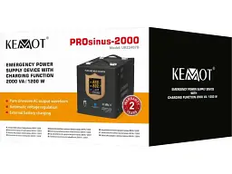 Гібридне ДБЖ/інвертор Kemot PROsinus-2000 24V 230V 2000VA/1400W (URZ3428B) - мініатюра 4