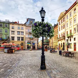 Інтер'єрна картина Львів, Площа Ринок, Lviv, інтер'єрний декор, 60×90 см (id0227) - мініатюра 4
