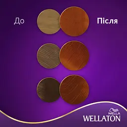 Стійка крем-фарба для волосся Wellaton, відтінок 6/4 (мідь), 110 мл - мініатюра 4