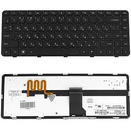 Клавіатура для ноутбука HP (Pavilion: dm4-1000, dv5-2000) rus, black, c фреймом, підсвічування клавіш - мініатюра 2